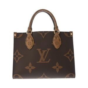 Louis Vuitton Monogram Reverse On the Go Brown Canvas Handbag